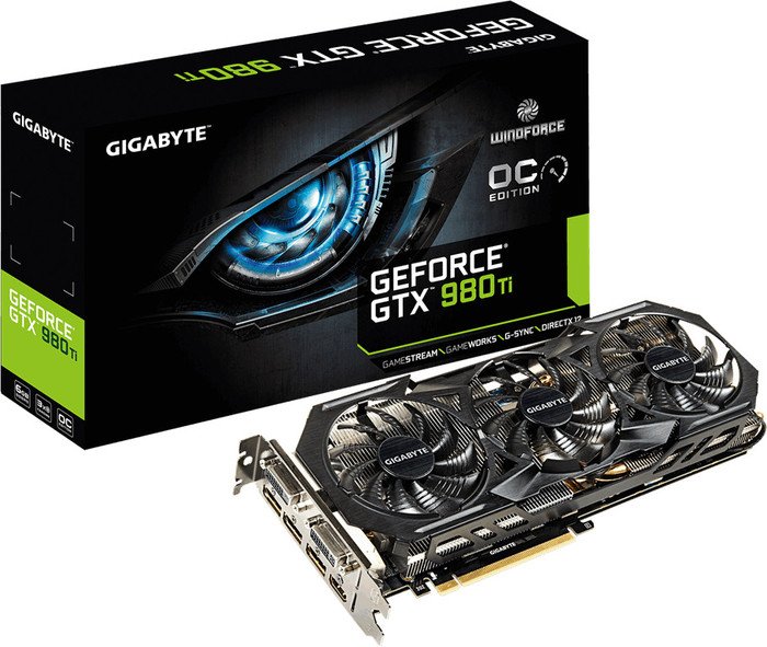 GIGABYTE GeForce GTX 980 Ti Windforce 3X, 6GB GDDR5, 2x DVI, HDMI, 3x DP