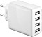 Wentronic Goobay 4-fach USB-Ladegerät 30W weiß (44962)
