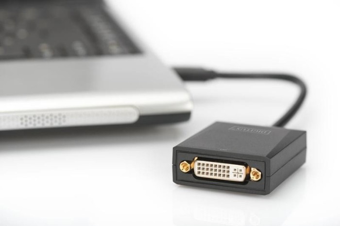 Digitus USB-A 3.0 na DVI adapter czarny