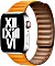 Apple 40mm California Poppy Leather Link M/L (MY9E2ZM/A)