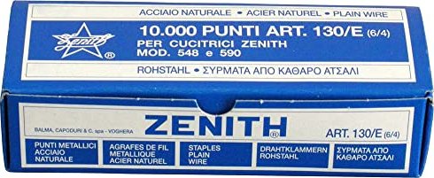 Zenith 130/E 6/4 zszywki, 1000 sztuk