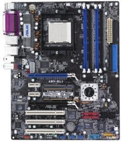 ASUS A8N-SLI Deluxe, nForce4 SLI (dual PC-3200 DDR)