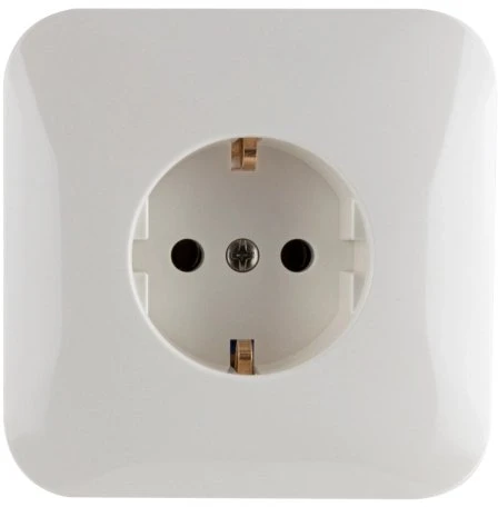 REV – Presa Da Incasso Standard Con Contatto Di Protezione, Bianca, 16A 230V, IP20, 40x82x43 Mm