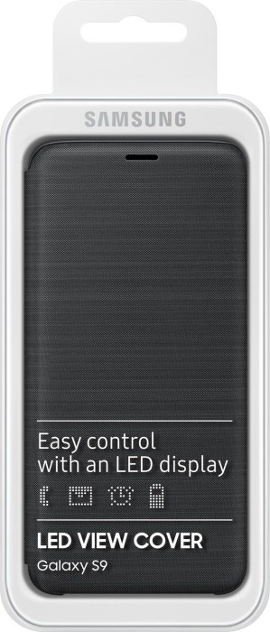 Samsung LED View Cover für Galaxy S9 schwarz