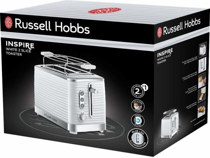 Russell Hobbs Inspire White toster