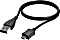 Hama Lade-/Datenkabel Micro-USB/USB-A, 1.0m, schwarz (173891)