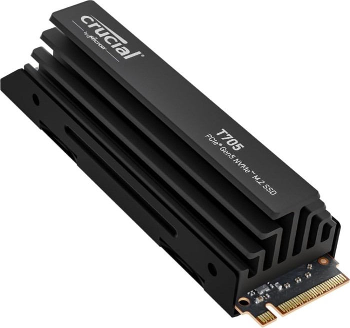 Crucial T705 SSD 4TB, M.2 2280 / M-Key / PCIe 5.0 x4, chłodnica