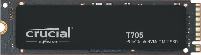 Crucial T705 SSD 4TB, M.2 2280 / M-Key / PCIe 5.0 x4, chłodnica
