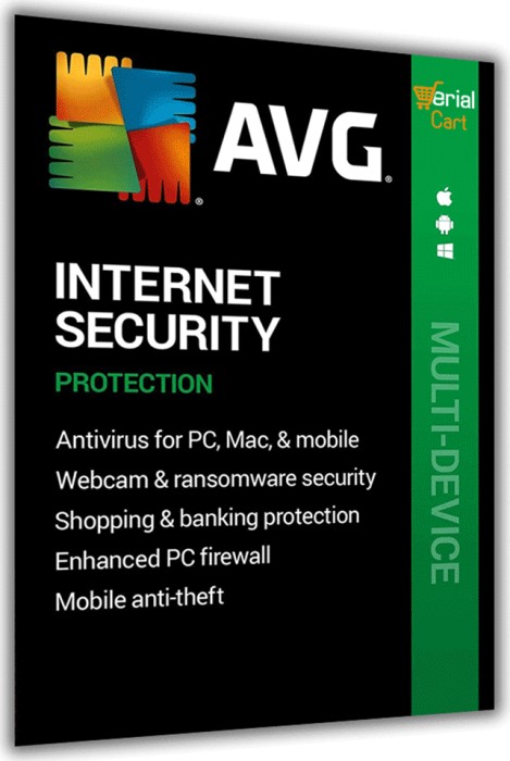 AVG Internet Security 2022, 3 użytkowników, 1 rok, ESD (niemiecki) (PC)