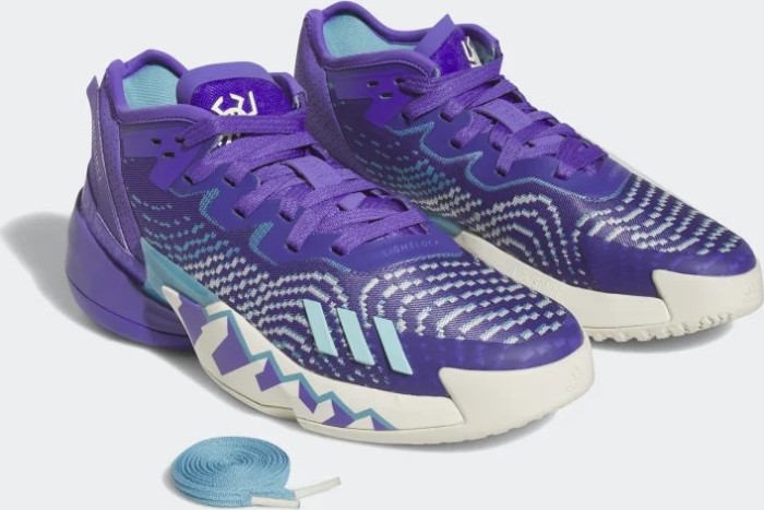 adidas D.O.N. Issue #4 purple rush/off white/clear aqua