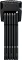 ABUS Bordo Granit XPlus 6500KA Faltschloss inkl. SH Halterung schwarz, Schlüssel (69052)