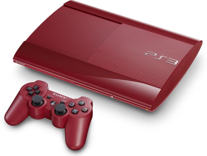 Sony PlayStation 3 Super Slim - 500GB czerwony