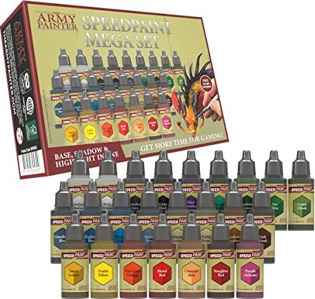 Army Painter Speedpaint Mega Paint zestaw kolorów, 24-częściowy