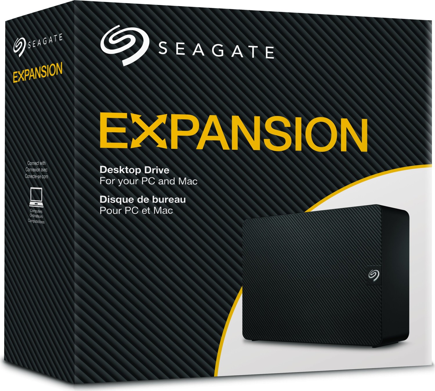 Seagate Expansion STKP10000400 - Vaste schijf - 10 TB - extern (bureaublad)  - USB 3.0 - zwart - met Seagate Rescue Data Recovery - Achat & prix