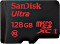 SanDisk Ultra R80 microSDXC 128GB Kit, UHS-I, Class 10 (SDSQUNC-128G)
