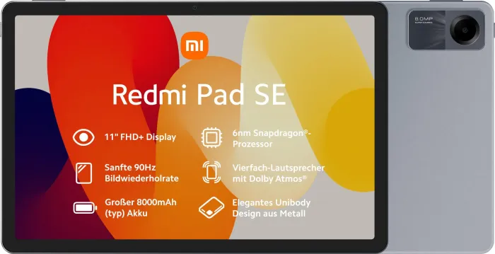 Xiaomi Redmi Pad SE 4Go/128Go Wi-FI Gris (Graphite Gray) 
