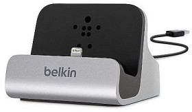 Belkin Sync-/Lade-Dock für iPhone 5 silber