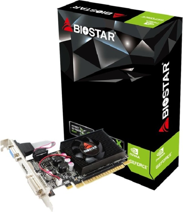 Biostar GeForce GT 610, 2GB DDR3, VGA, DVI, HDMI