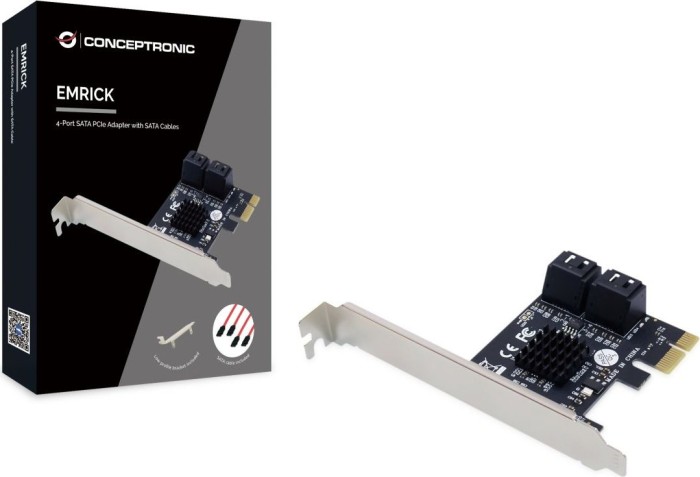 Conceptronic EMRICK03G, 4x SATA, PCIe 2.0 x1