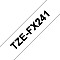 Brother TZe-FX241 Beschriftungsband 18mm, schwarz/weiß Vorschaubild