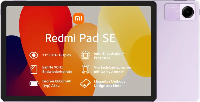 Xiaomi Redmi Pad SE Lavender Purple, 4GB RAM, 128GB starting from £ 189.00  (2024)