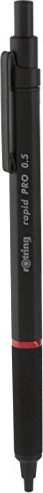 rOtring Rapid Pro Feinminen ołówek automatyczny HB 0.5mm czarny, gumka