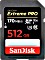 SanDisk Extreme PRO R170/W90 SDXC 512GB, UHS-I U3, Class 10 (SDSDXXY-512G-GN4IN)