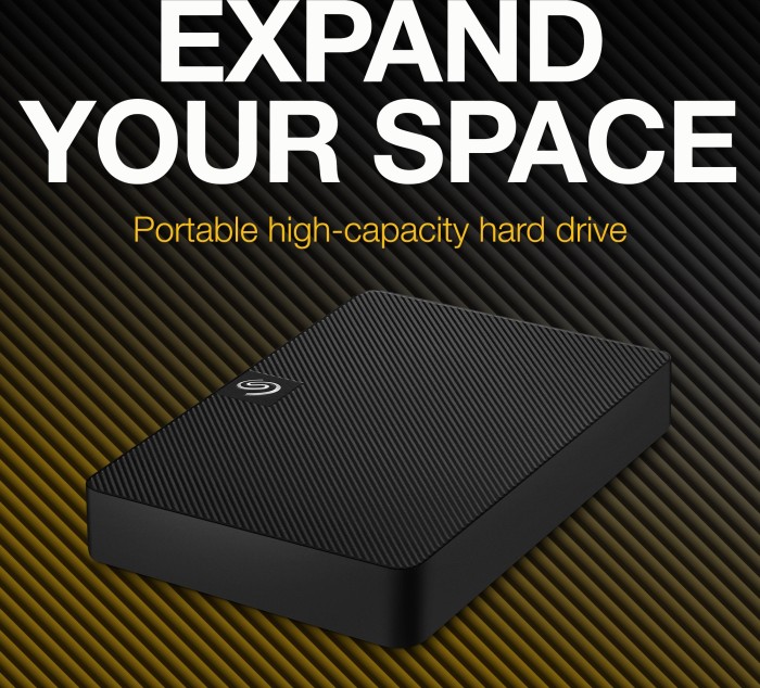 Seagate Expansion Portable +Rescue 4TB, USB 3.0 Micro-B
