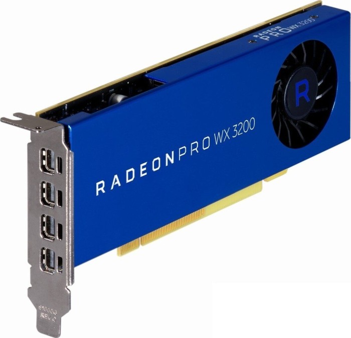 AMD Radeon Pro WX 3200, 4GB GDDR5, 4x mDP