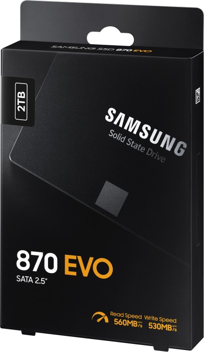 Samsung SSD 870 EVO 2TB, 2.5"/SATA 6Gb/s