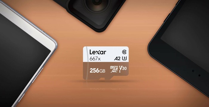 Lexar Professional 667x R100/W90 microSDXC 128GB Kit, UHS-I U3, A2, Class 10