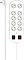 Hama Steckdosenleiste mit Schalter, 10-fach, Überspannungsschutz, 2m, weiß (223163)