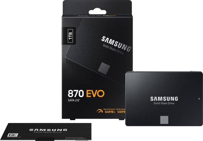 Samsung SSD 870 EVO 1TB, 2.5"/SATA 6Gb/s