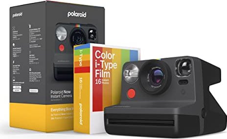 Polaroid Sofortbildkamera Now i-Type black/white,Everything Box,Gen2