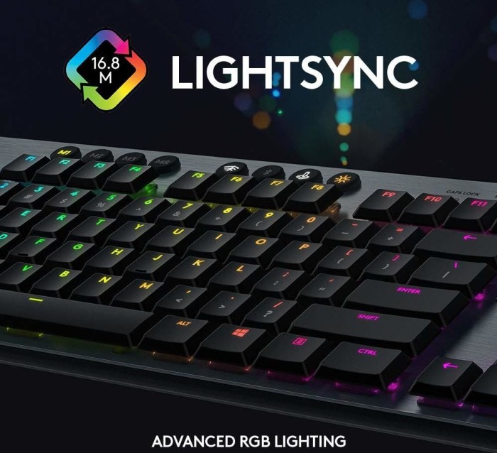 Logitech G815 Lightsync RGB, GL Clicky, USB, DE