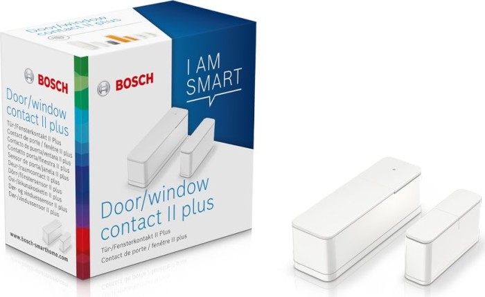 Bosch Smart Home Tür-/Fensterkontakt II Plus, Multisensor, weiß