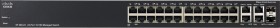 Cisco SF300 Rackmount Managed Switch, 24x RJ-45, 2x RJ-45/SFP