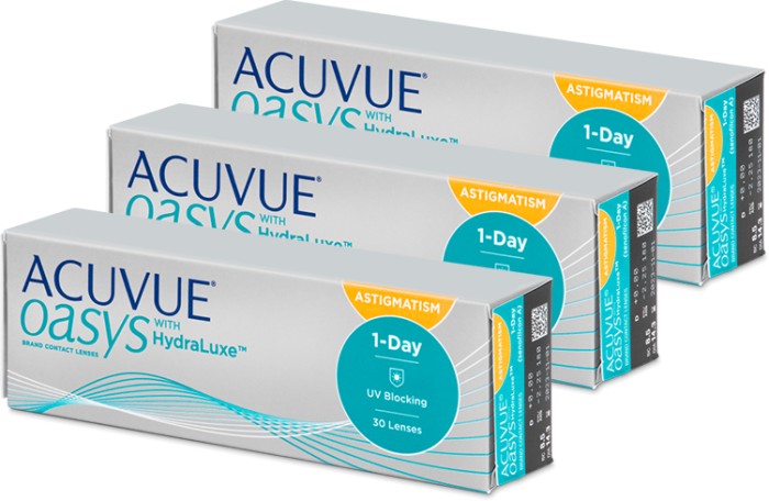Johnson & Johnson Acuvue Oasys 1-Day for Astigmatism, +1.75 Dioptrien, 90er-Pack