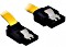 DeLOCK SATA 6Gb/s przewód żółty 0.3m, na górze/prosty (82804)