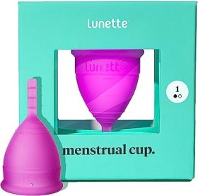 Lunette Modell 1 Menstruationstasse blau, 1 Stück