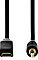 Nedis USB-C Adapter USB 2.0 USB-C Stecker/3.5mm Stecker vergoldet 1.00m schwarz (CCBW65950AT10)