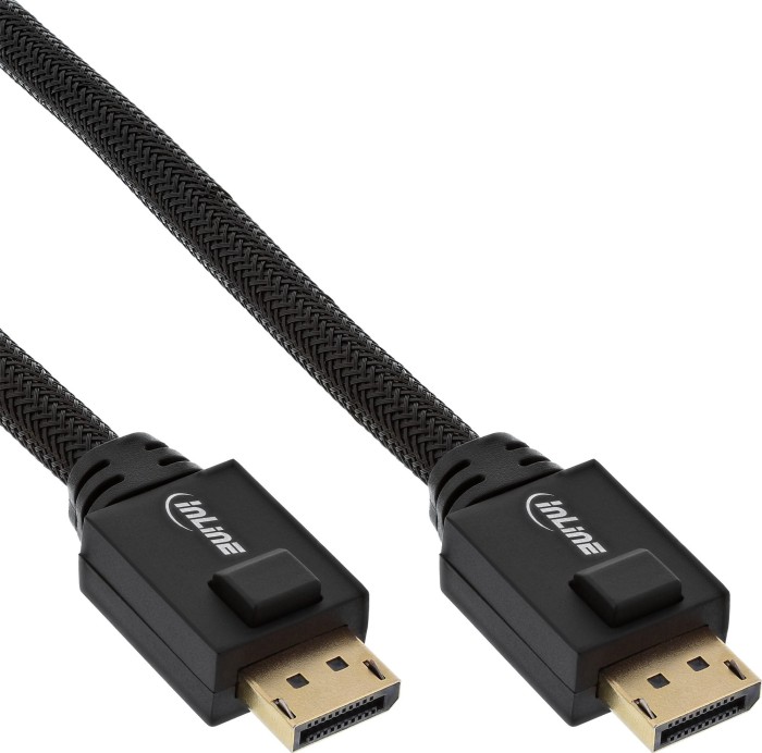InLine aktives DisplayPort 1.2 przewód czarny, 25m