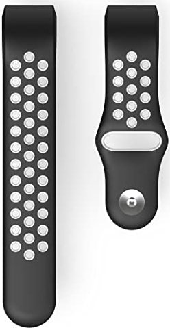 Hama Ersatzarmband Sport für Fitbit Charge 3/4 grau/schwarz
