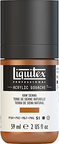 Liquitex Professional Acrylic Gouache raw sienna 59ml
