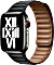 Apple Lederarmband mit Endstück M/L für Apple Watch 40mm schwarz (MY9C2ZM/A)
