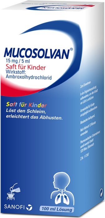 Sanofi-Aventis Mucosolvan Saft für Kinder 15mg/5ml