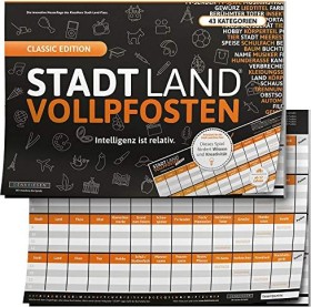 Stadt Land Vollpfosten - Classic Edition - "Intelligenz ist relativ"