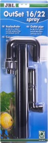 OutSet spray Wasserrücklauf Set mit 2 teiligem Düsenstrahlrohr für Aquarien 16/22