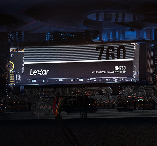 Lexar Professional NM760 512GB, M.2 2280 / M-Key / PCIe 4.0 x4