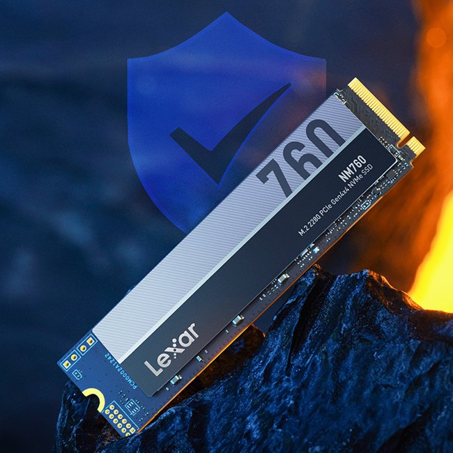 Lexar Professional NM760 512GB, M.2 2280 / M-Key / PCIe 4.0 x4